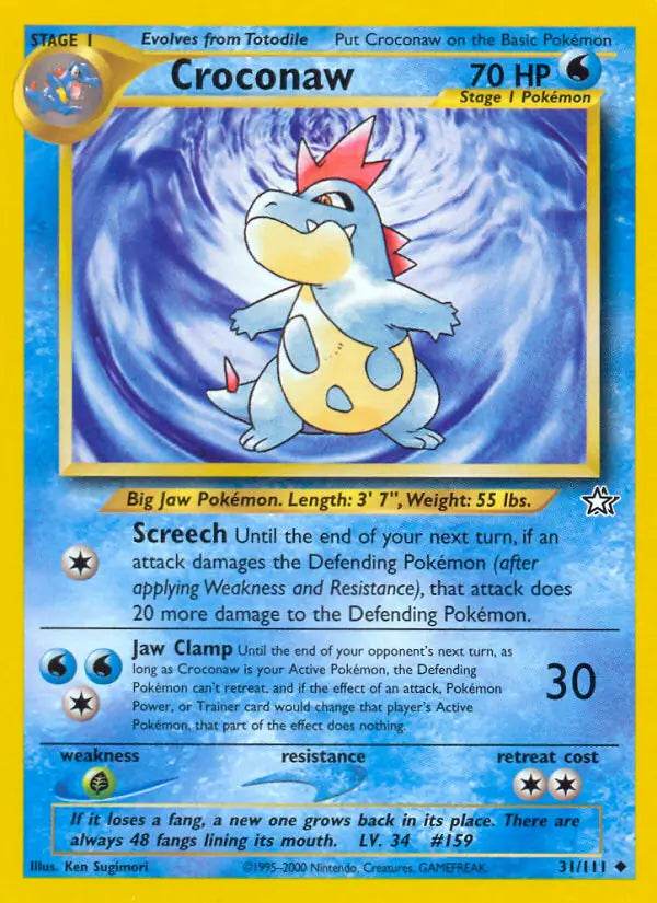 Croconaw 31/111 Uncommon - MissingNo.