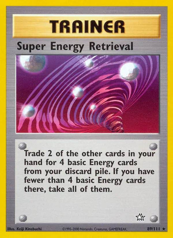 Super Energy Retrieval 89/111 Non-Holo Rare - MissingNo.