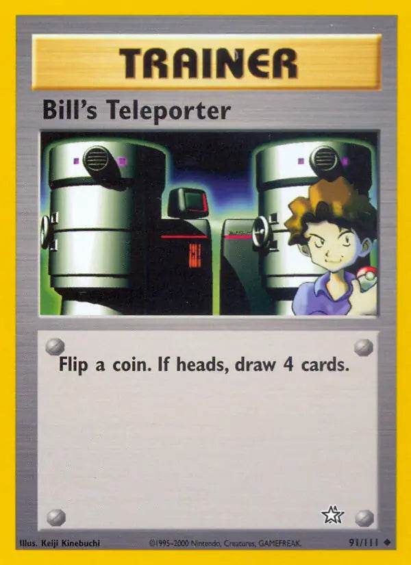 Bill's Teleporter 91/111 Uncommon - MissingNo.