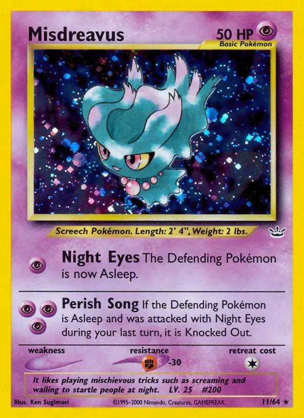 Misdreavus 11/64 Holo Rare - MissingNo.