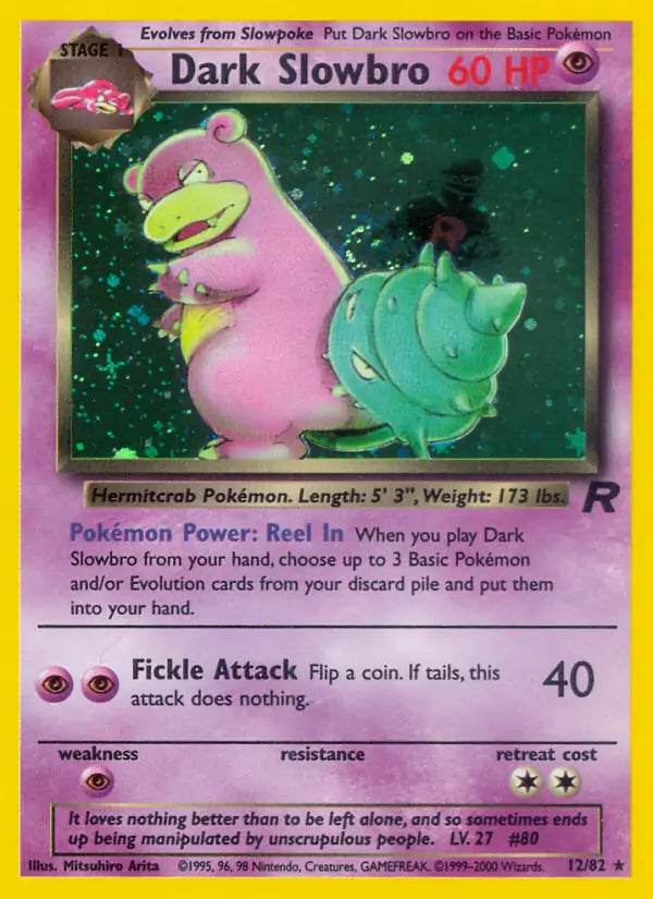 Dark Slowbro 12/82 Holo Rare - MissingNo.