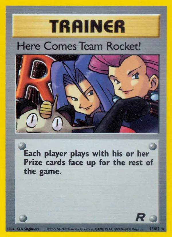 Here Comes Team Rocket! 15/82 Holo Rare - MissingNo.