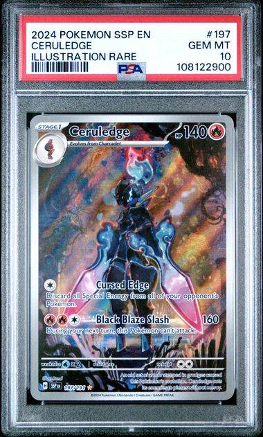 Ceruledge 197 PSA 10 - MissingNo.