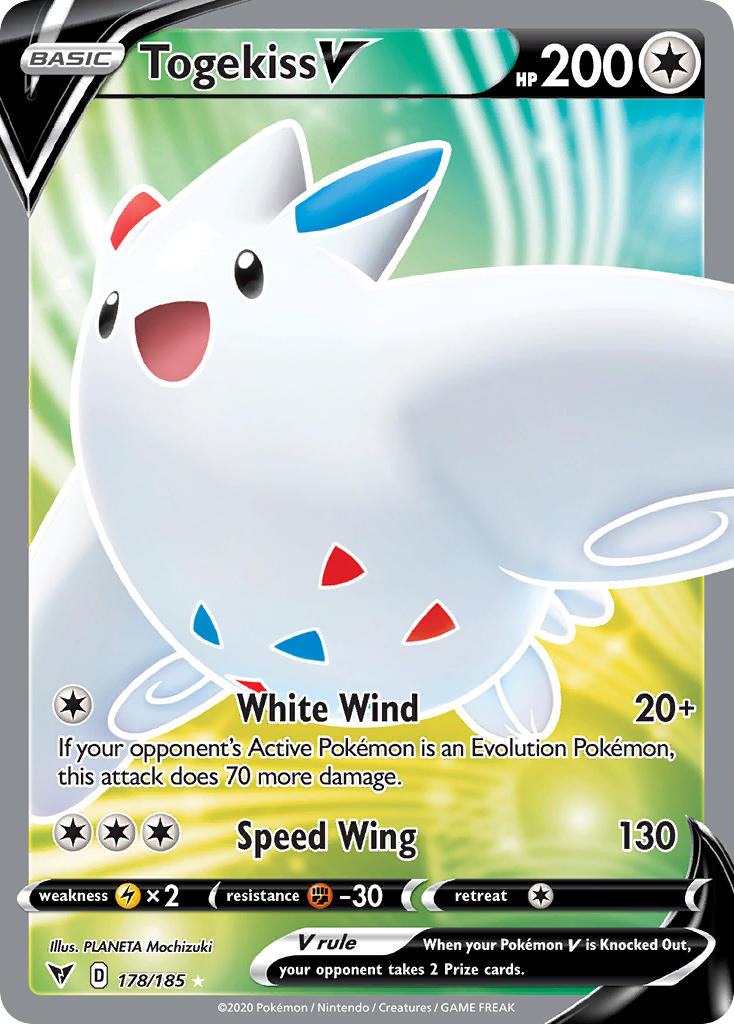 Togekiss V 178/185 Holo Ultra Rare V
