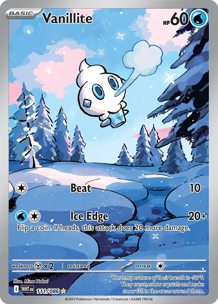 Vanillite 111/86 Illustration Rare