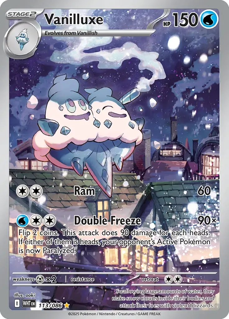 Vanilluxe 113/86 Illustration Rare