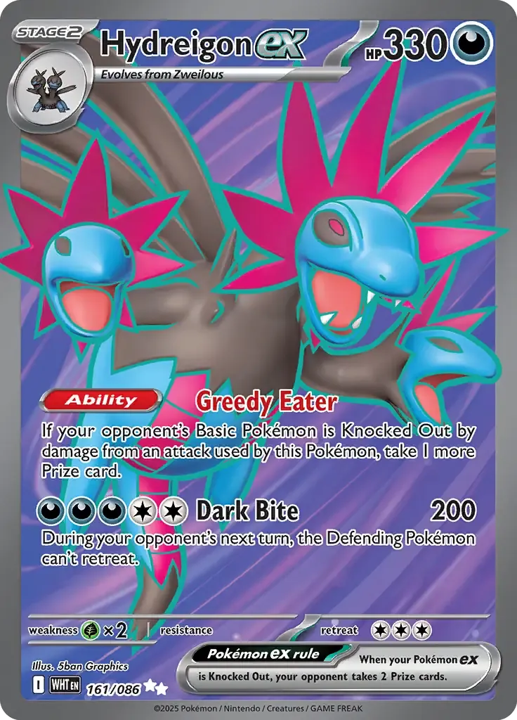 Hydreigon ex 161/86 Ultra Rare ex