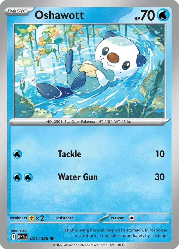 Oshawott 21/86 Common