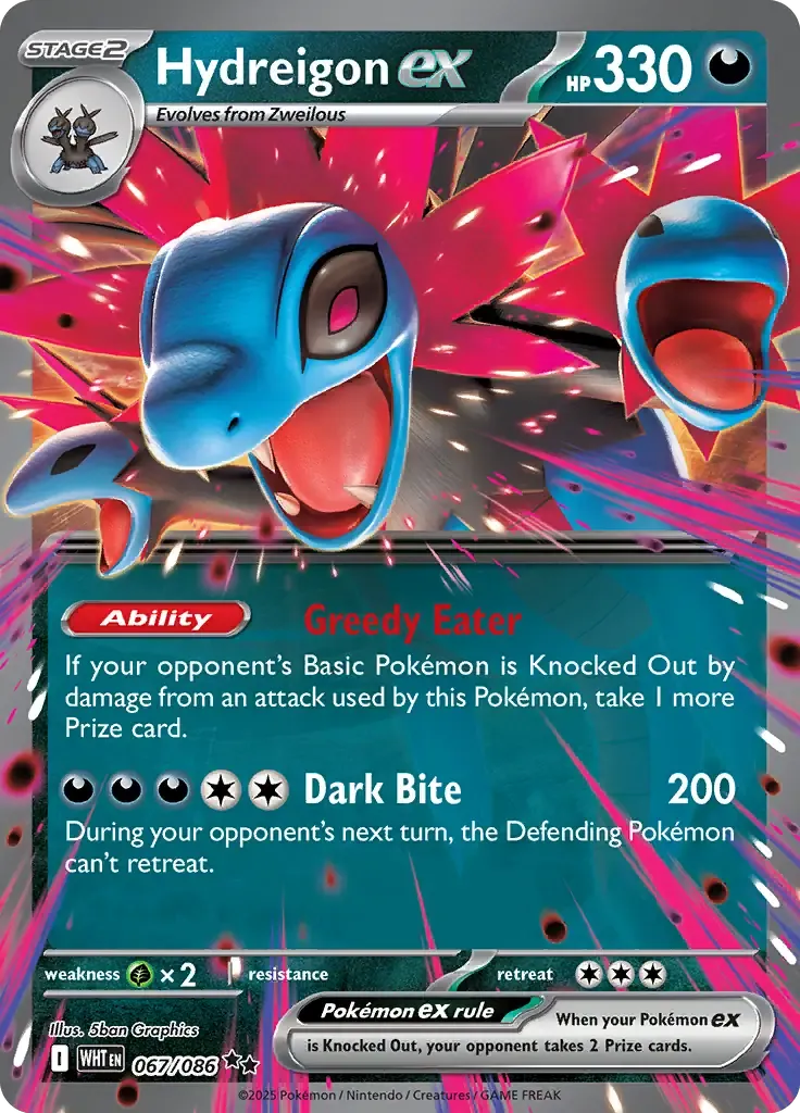 Hydreigon ex 67/86 Double Rare ex