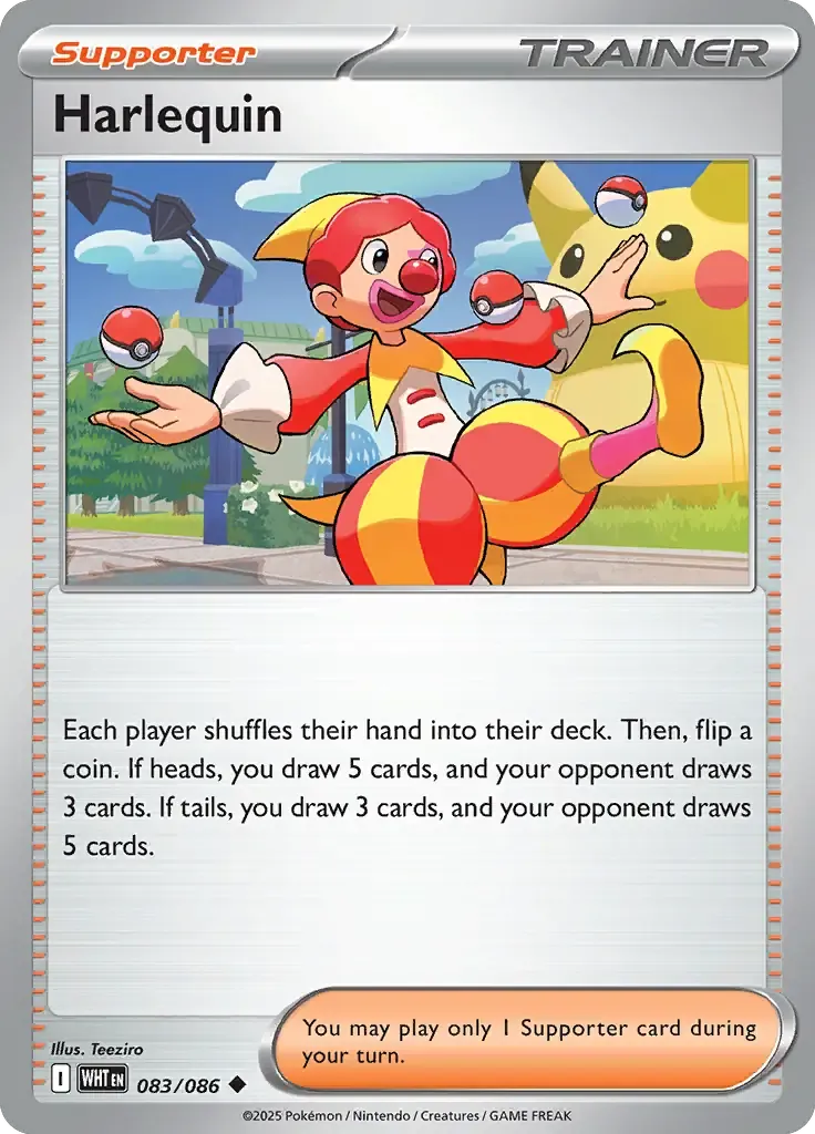 Harlequin 83/86 Poké Ball Holo Uncommon