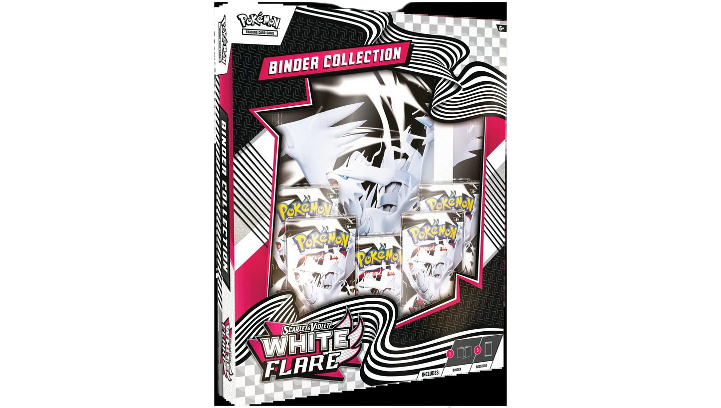 White Flare Binder Collection - MissingNo.