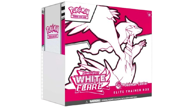 White Flare Pokemon Center ETB - MissingNo.