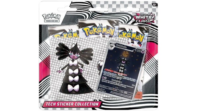 White Flare Tech Sticker