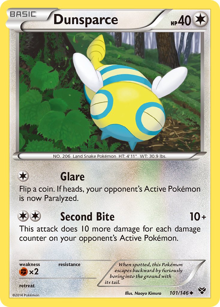Dunsparce 101/146 Uncommon - MissingNo.