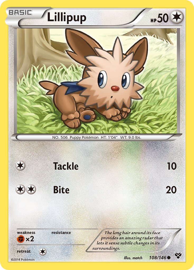 Lillipup 108/146 Common - MissingNo.