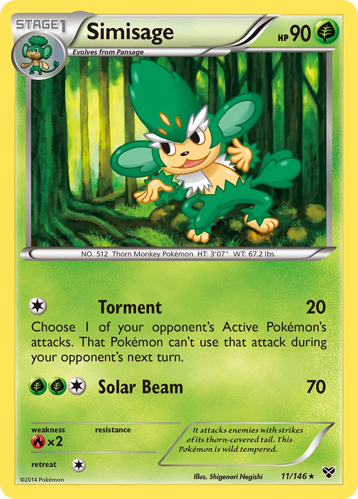 Simisage 11/146 Reverse Rare - MissingNo.