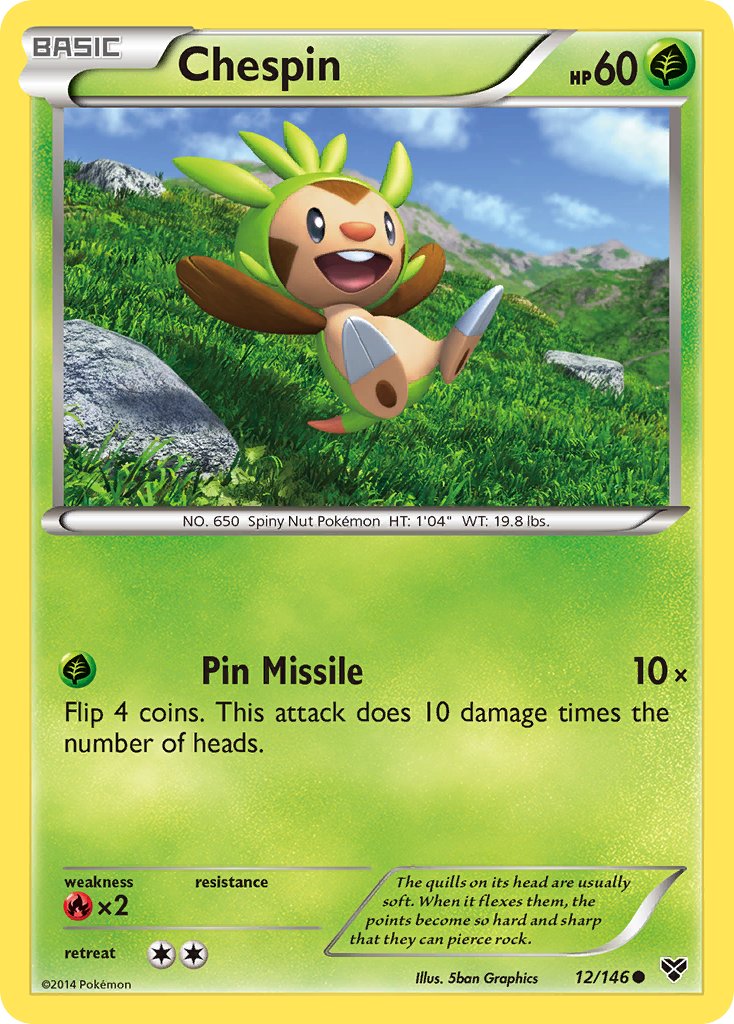 Chespin 12/146 Common - MissingNo.