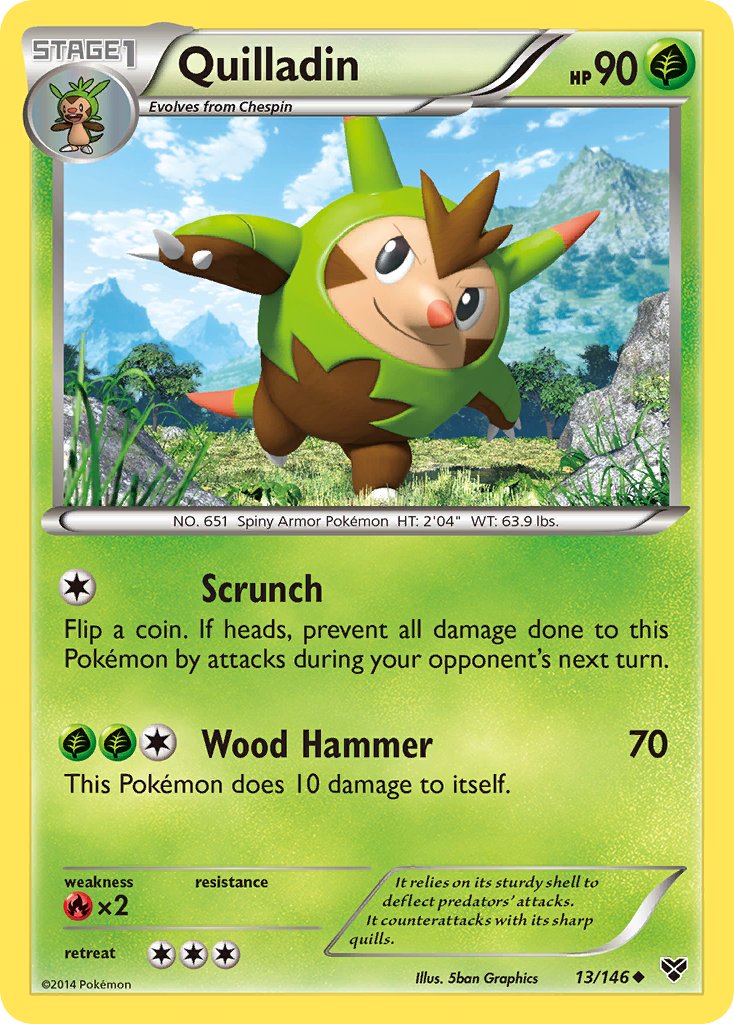 Quilladin 13/146 Uncommon - MissingNo.