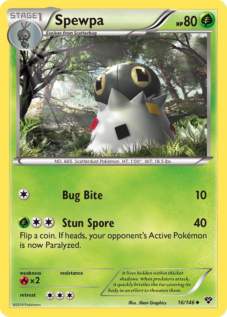 Spewpa 16/146 Uncommon - MissingNo.