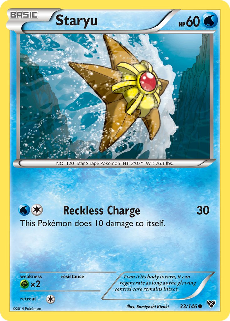 Staryu 33/146 Reverse Common - MissingNo.