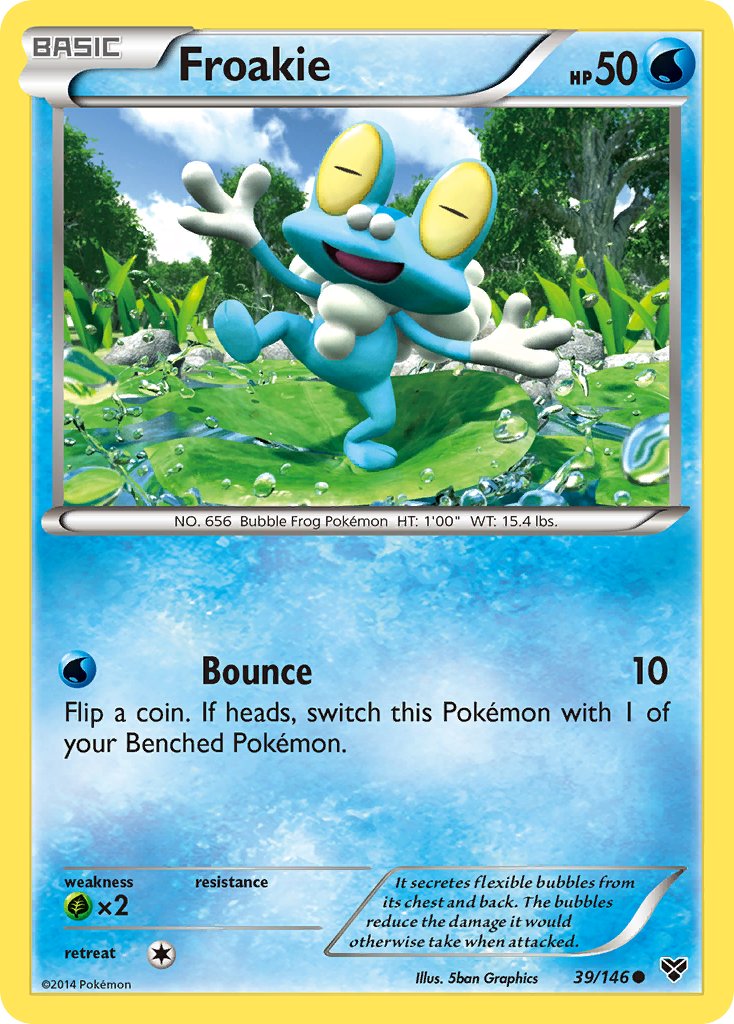 Froakie 39/146 Reverse Common - MissingNo.