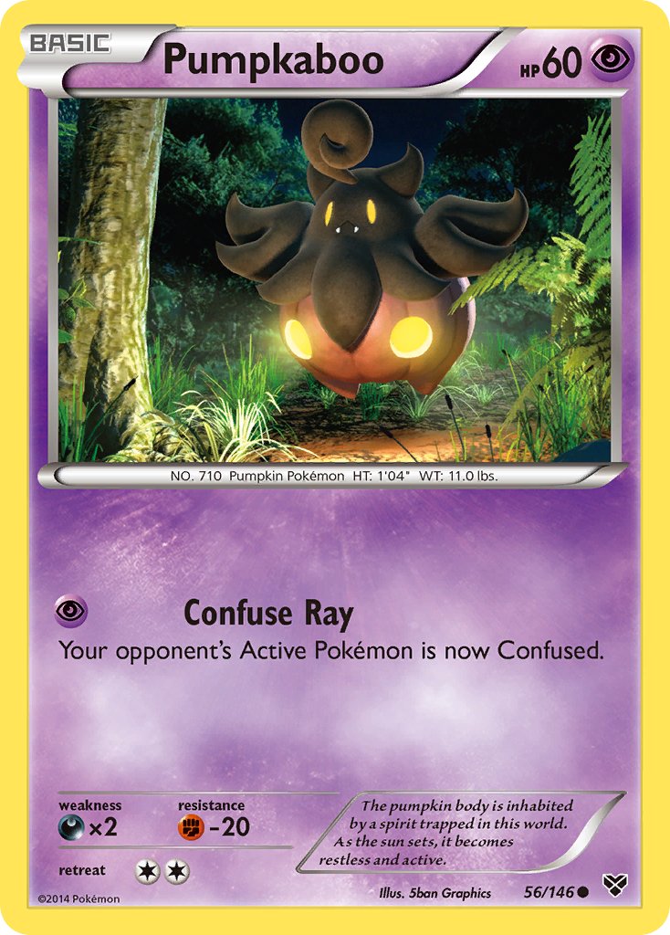 Pumpkaboo 56/146 Reverse Common - MissingNo.