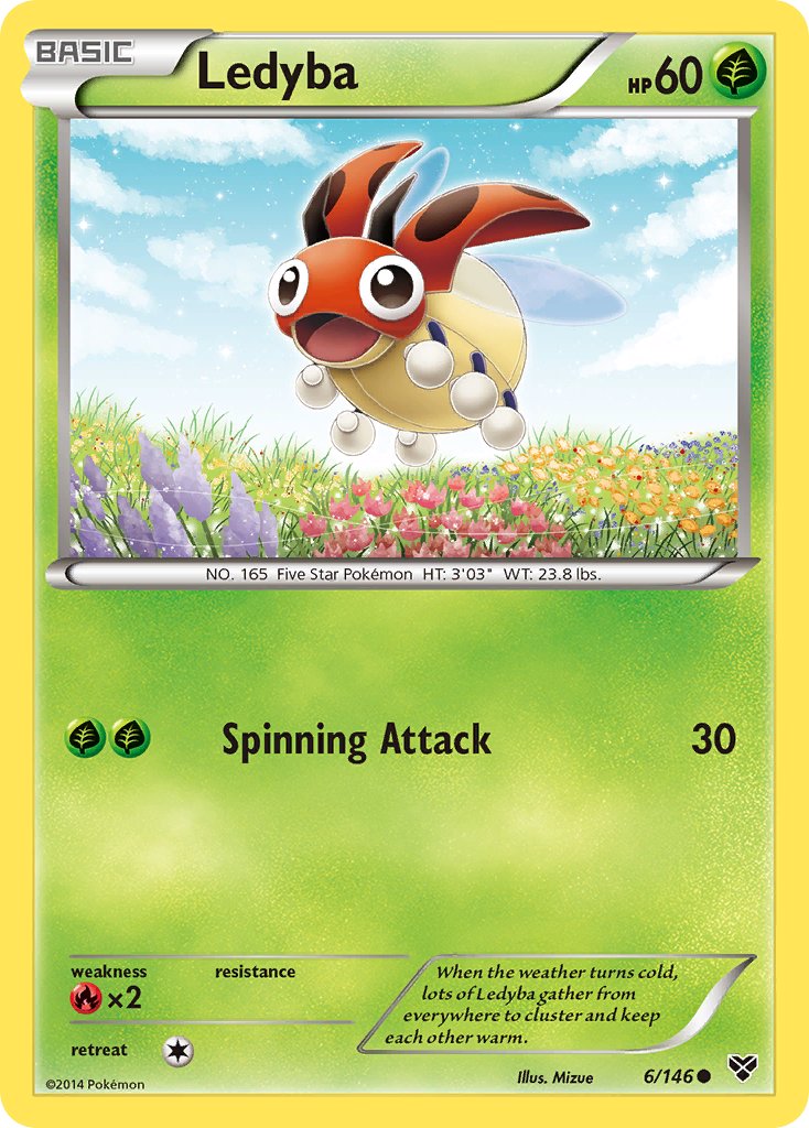 Ledyba 6/146 Reverse Common - MissingNo.