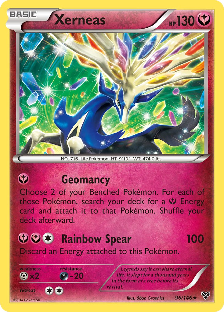 Xerneas 96/146 Non-Holo Rare - MissingNo.