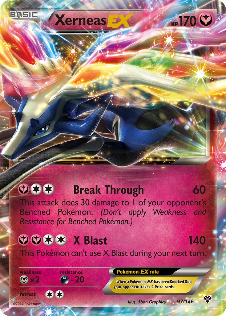 Xerneas EX 97/146 Holo Rare EX - MissingNo.