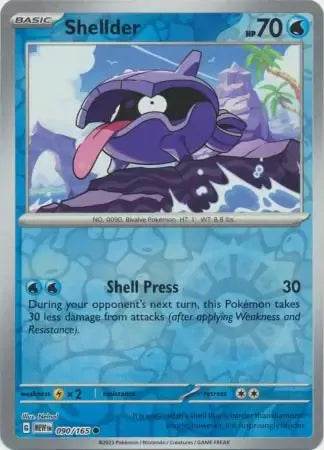 Shellder 90/165 Reverse Common - MissingNo.
