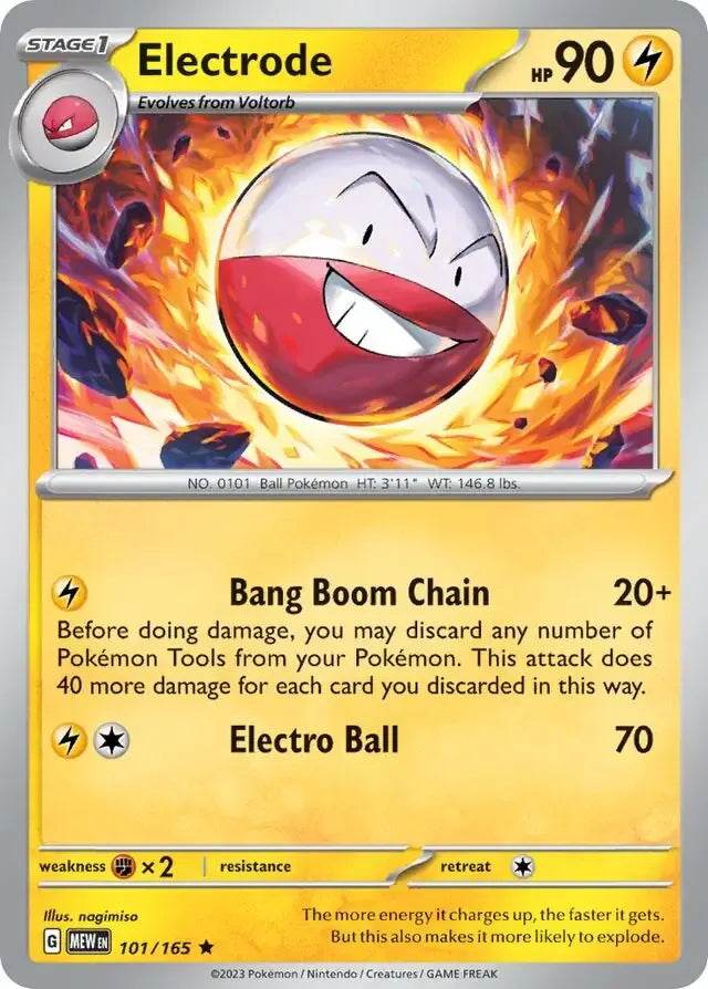 Electrode 101/165 Holo Rare - MissingNo.
