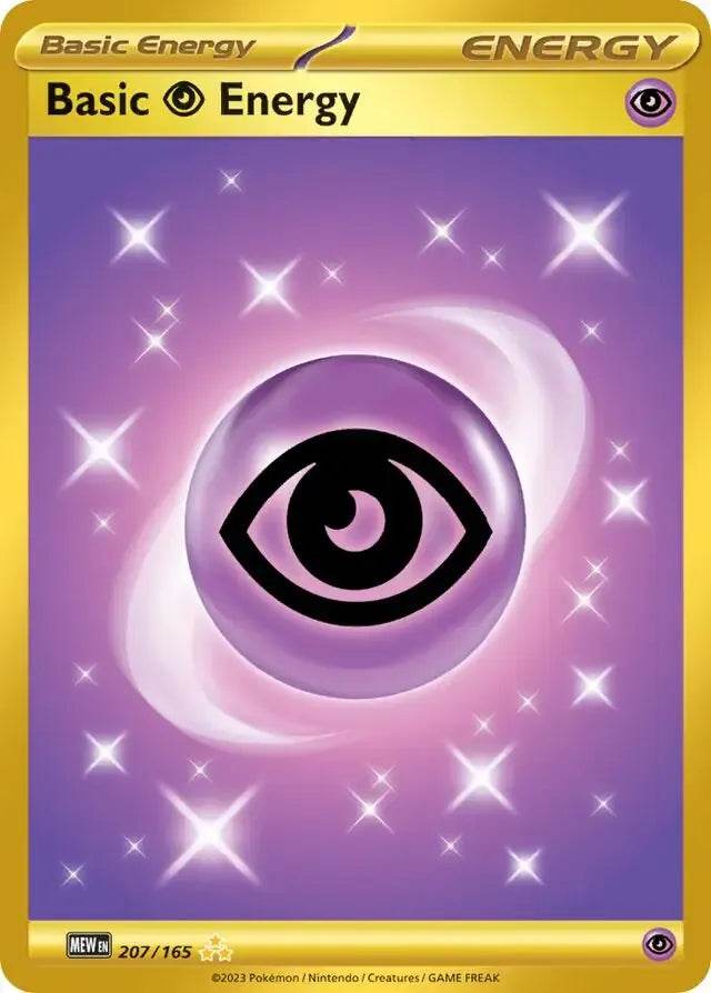 Basic Psychic Energy 207/165 Gold Hyper Rare - MissingNo.