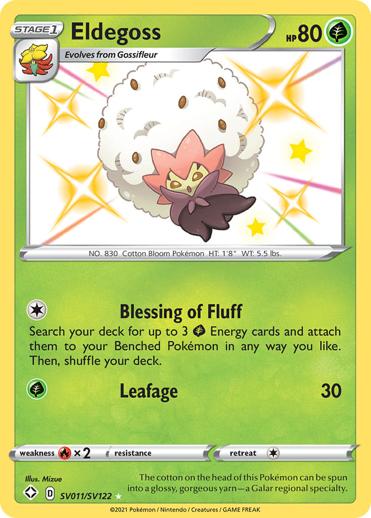 Eldegoss SV011/SV122 Holo Rare