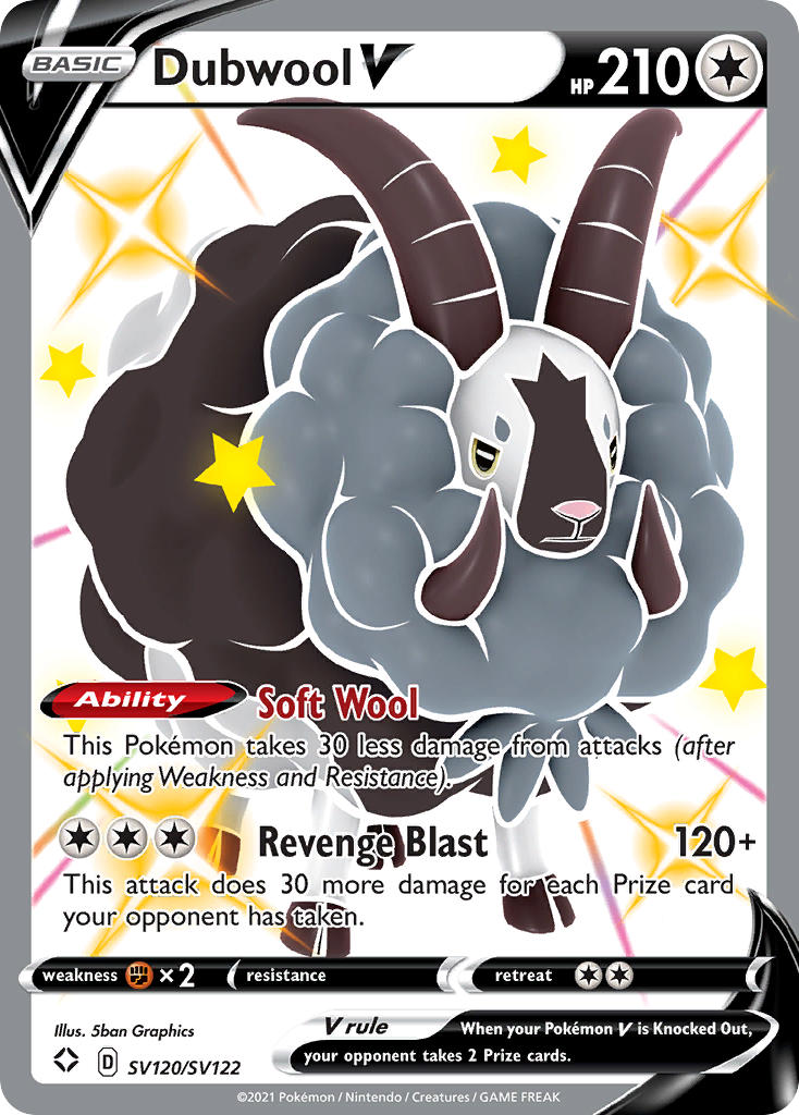 Dubwool V SV120/SV122 Holo Rare V