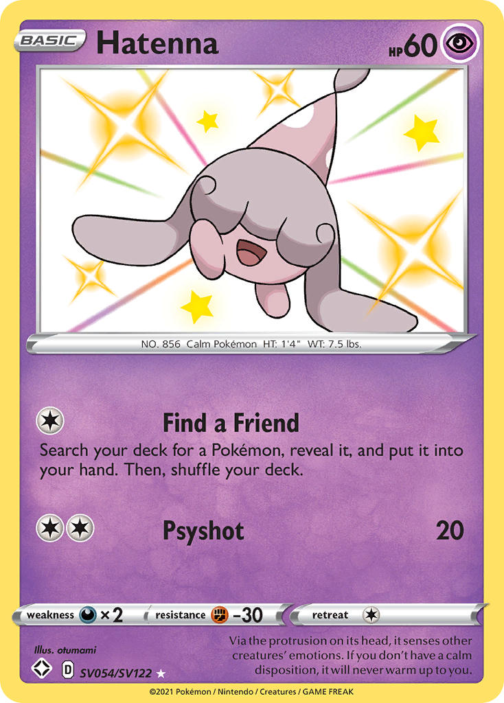 Hatenna SV054/SV122 Holo Rare