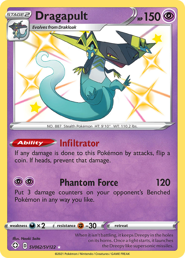 Dragapult SV062/SV122 Holo Rare