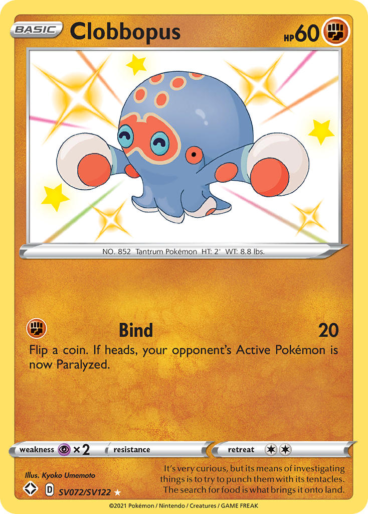 Clobbopus SV072/SV122 Holo Rare