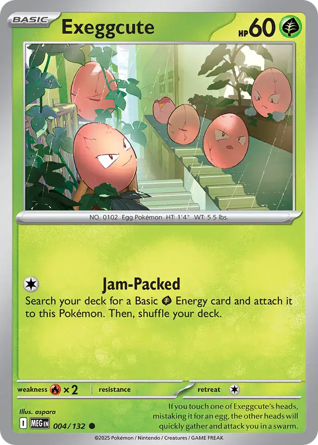 Exeggcute #004 Mega Evolution Pokémon TCG Card – Base