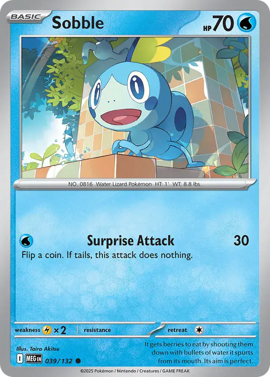 Sobble #039 Mega Evolution Pokémon TCG Card – Base