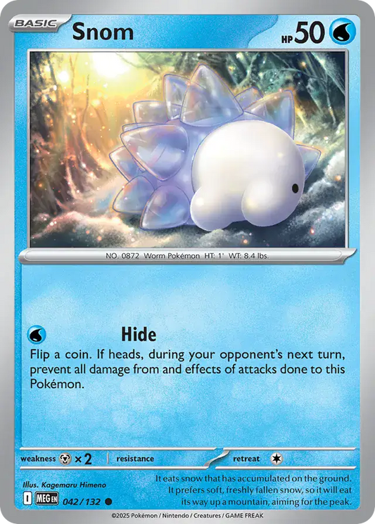 Snom #042 Mega Evolution Pokémon TCG Card – Base