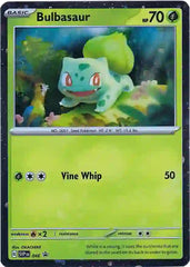 Bulbasaur 001/165 Cosmos Reverse Holo
