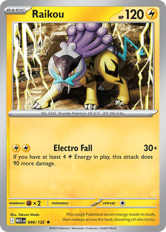 Raikou #048 Mega Evolution Pokémon TCG Card – Base