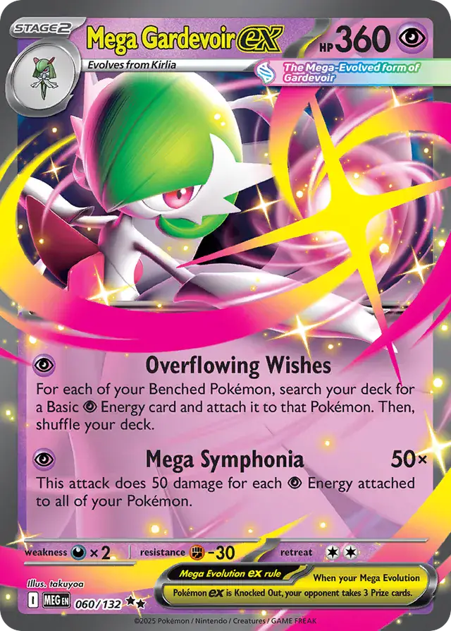 Mega Gardevoir #060 Mega Evolution Pokémon TCG Card – Mega Evolution