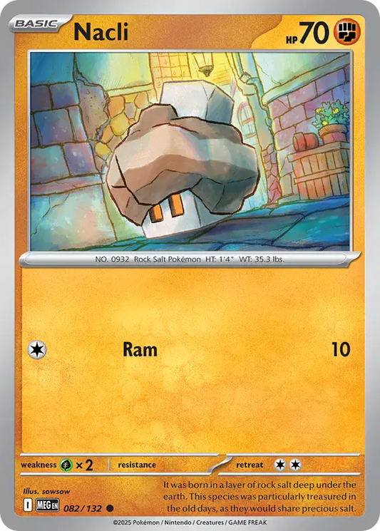 Nacli #082 Mega Evolution Pokémon TCG Card – Base