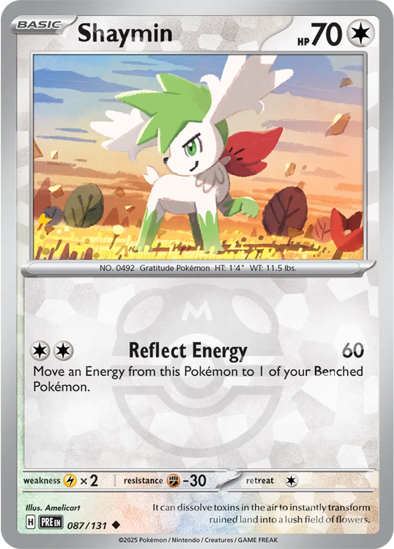 Shaymin 87/131 Master Ball Holo Uncommon - MissingNo.