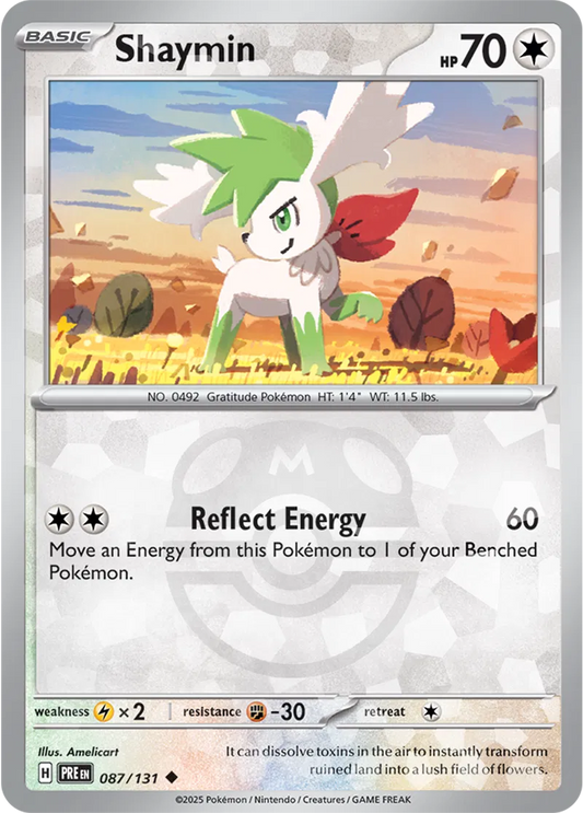 Shaymin 87/131 Master Ball Holo Uncommon - MissingNo.