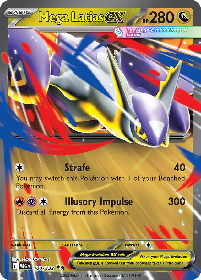 Mega Latias #100 Mega Evolution Pokémon TCG Card – Mega Evolution