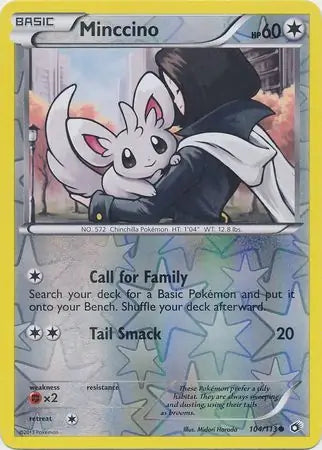 Minccino 104/113 Reverse Common - MissingNo.