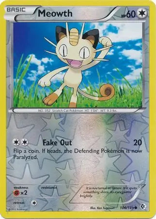 Meowth 106/149 Reverse Common - MissingNo.