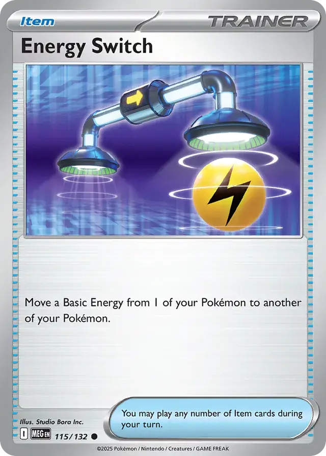 Energy Switch #115 Mega Evolution Pokémon TCG Card – Base